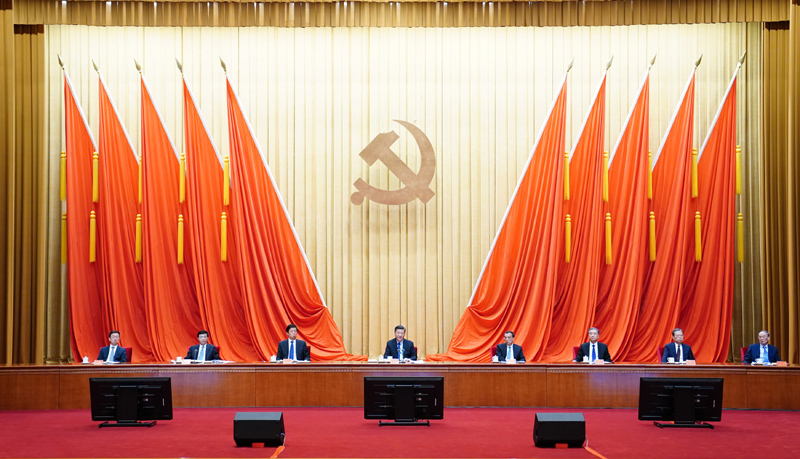 2月20日,党史学习教育动员大会在北京召开。中共中央总书记、国家主席、中央军委主席习近平出席会议并发表重要讲话。新华社记者 翟健岚 摄 2月20日,党史学习教育动员大会在北京召开。中共中央总书记、国家主席、中央军委主席习近平出席会议并发表重要讲话。新华社记者 翟健岚 摄